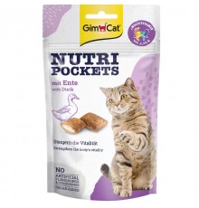 Ласощі для котів Nutri Pockets Котяча вутка та мультивітамін 60г G-419220/419312