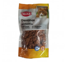 Лакомство для кошек Denta Fun Dentinos подушечки для чистки зубов с витаминами 50 г Trixie 4266