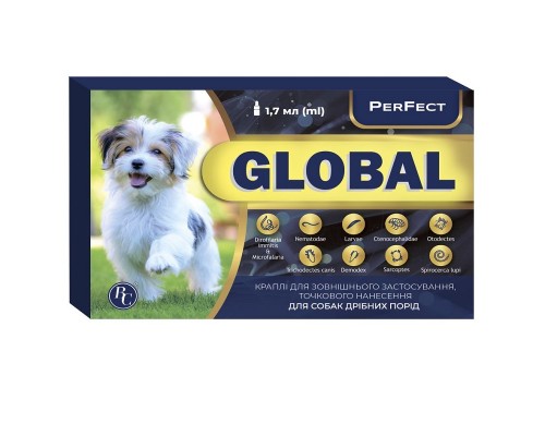 Перфект Perfect Global противопаразитарные капли для собак 1,7мл Ветсинтез