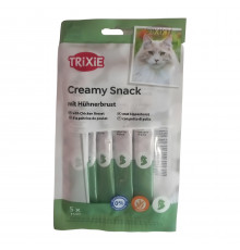 Ласощі Trixie Creamy Snacks для котів з куркою 5 шт х 14 г