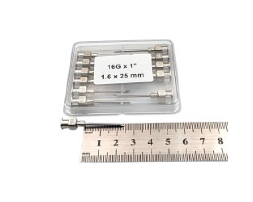 Игла инъекционная 1,65*25 LL 16 Gх1 1/4"  №1 Китай