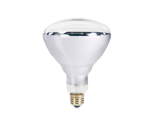 Лампа ИК 175 W 240 V  LuxLight IR R125 твёрдое стекло белая Китай