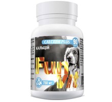 Таблетки для собак и кошек Calcium Plus витамины для здорового роста животного №90 FunVit