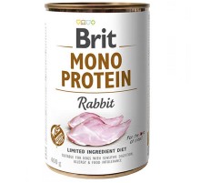 Корм для собак с чувствительным пищеварением Mono Protein Dog с кроликом 400 г Brit