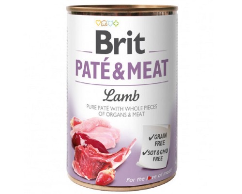 Корм для собак Бріт Brit Mono Protein Dog k з ягням 400г