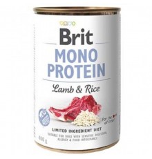 Корм для собак с чувствительным пищеварением Mono Protein Dog с ягненком и рисом 400 г Brit