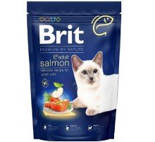 Сухий корм для котів Cat Adult Salmon з лососем 1,5 кг Brit Premium