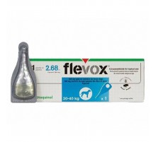 Капли Флевокс Flevox для cобак 20-40 кг 268 мг №1 Vetoquinol