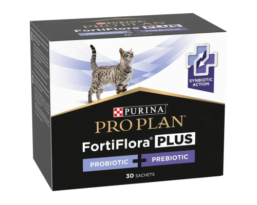 Пробіотик Проплан Фортифлора Плюс  Proplan Fortiflora Plus  Cat для котів та кошенят 30*1,5г
