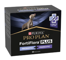 Порошок для щенков и собак Пробиотик Proplan Fortiflora Plus Dog  для поддержания микрофлоры кишечника 2 г №30 Purina Pro Plan