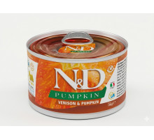 Влажный корм для собак Farmina N&D Grain Free VENISON & PUMPKIN MINI с олениной и тыквой 140г