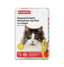Бефар ошейник от блох и клещей для кошек желтый 35 см Вeaphar