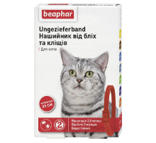 Ошейник Бефар от блох и клещей для кошек красный 35 см Вeaphar