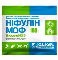 Порошок Нифулин МОФ лечение желудочно-кишечных заболеваний 100 г  O.L.KAR