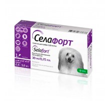 Селафорт краплі спот-он для собак 2,6-5,0 кг №1 KRKA