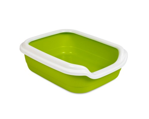 Туалет для котов и кошек Comfort L 49*39*15 см лайм Природа