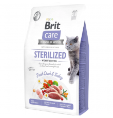 Корм для котів Brit Care Cat GF Urinary Health контроль ваги для стерилізованих 0,4кг