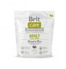 Корм для собак Брит весом до 10 кг Brit Care Adult Small Breed Lamb and Rice 1кг