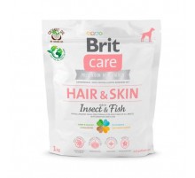 Корм для собак Брит с насекомыми и рыбой для кожи и шерсти Care Dog Insect Fish 1кг