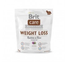 Корм для собак Бріт з надлишковою вагою Brit Care Weight Loss Rabbit and Rice 1кг