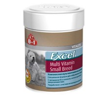 Таблетки для собак мелких пород Excel Multi Vitamin Small Breed мультивитаминная добавка №70 8in1 Pet Products