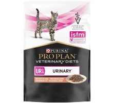 Корм для котов Pro Plan Veterinary Diets UR Urinary для лечения заболеваний мочевыводящих путей с лососем в соусе 85 г Purina