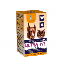 Витаминно-минеральный комплекс Modes Ultra Vit Immuno для повышения иммунитета собак и кошек, 140 таблеток