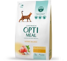 Корм для котів сухий курка 4 кг OPTIMEAL