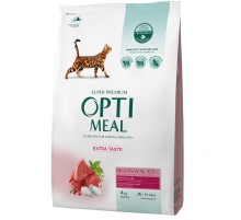 Корм для котів сухий телятина 4 кг OPTIMEAL