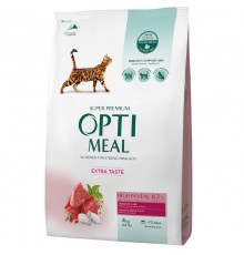 Корм для котів сухий телятина 4 кг OPTIMEAL