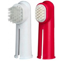 Набор для собак и кошек Tooth Brush Set зубная и массажная насадка на палец  2 шт ТХ-2550 Trixie