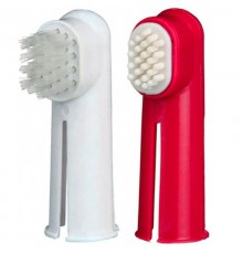 Набор для собак и кошек Tooth Brush Set зубная и массажная насадка на палец  2 шт ТХ-2550 Trixie