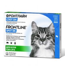Фронтлайн Спот Он для кошек капли на холку монопипетка Merial