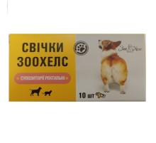 Свечи ректальные для собак и кошек при параанальном синусите и проктите №10 ЗооХелс