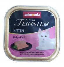 Корм для кошенят Vom Feinsten Kitten Baby-Paté Бебі-пате микс курица, свинина, телятина 100 г Animonda