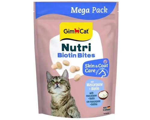 Ласощі для котів Katzentabs GimCat з таурином і м'яким сиром 425 г