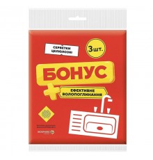 БОНУС Серветки целюлозні 2 +1 шт 