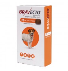 Таблетка Бравекто от блох и клещей для собак 4,5-10 кг №1 Bravecto срок 03.2026