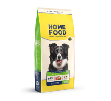 Корм для собак DOG ADULT MEDIUM/MAXI для активних собак і юніорів Ягнятина з рисом Ваговий ціна за 1 кг Home Food 