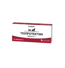 Тіопротектін таблетки для кішок і собак в упаковці 20 таблеток Артеріум