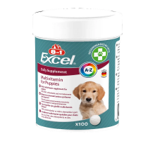 Таблетки для щенков Бреверс Exel Multi-Vit мультивитаминный комплекс №100 8in1