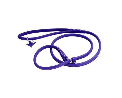 Повідець-зашморг Collar GLAMOUR кругла ширина 10 мм довжина 135 см фіолетовий 33949