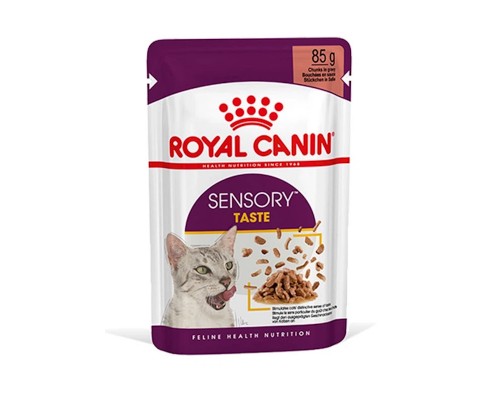 Корм для котов Sensory Taste Gravy кусочки в соусе, стимурирует вкус 85 г Royal Canin