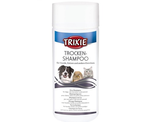 Шампунь сухой для кошек и собак Trocken shampoo для очистки кожи и шерсти 100 г ТХ-29181 Trixie