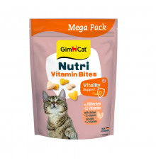 Вітаміни для котів NUTRI VITAMIN BITES сердечка з м'ясом курки 425 г GimpCat