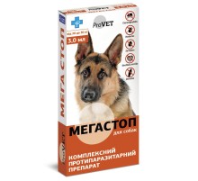 МегаСтоп ProVet краплі для собак 20-30 кг №4*3 мл Природа
