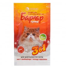 Шампунь Бар'єр 3 в 1 для кішок 15 мл Продукт