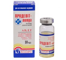 Раствор для инъекций Продевит Тетра комплекс витаминов для животных 10 мл Продукт
