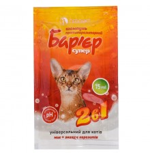 Шампунь Бар'єр 2 в 1 для КОШЕК 15 мл Продукт