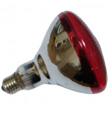 Лампа ІК 175 W 240 V LuxLight BR38 тверде скло червона Китай